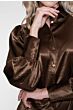 Geisha Top Satin Brown