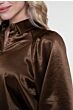 Geisha Top Satin Brown