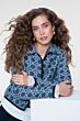 Geisha Jacket Tweed Indigo/Navy