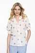 Geisha Blouse Embriodery Offwhite 