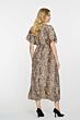 Geisha Dress Leopard Sand / Black 