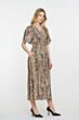 Geisha Dress Leopard Sand / Black 