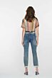 Geisha Jeans Turn Up Mid Bleu Denim