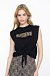 Geisha T-shirt Believe Animal Black