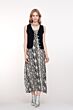 Geisha Jurk Black / Offwhite 