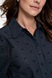 Geisha Blouse With Lace Details Navy 