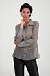 Monari Blouse Semi-transparant Black/Grey