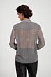 Monari Blouse Semi-transparant Black/Grey