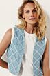 Tramontana Gilet Mid Blue Denim 