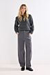 Tramontana Tailored Barrel Fit Trousers Graphite 