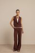 Studio Anneloes Hanne Wrap Top Chestnut 