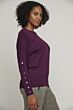 Rino & Pelle Boxy Sweater Turtle Neck Plum 