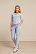 Studio Anneloes Inge Denim Travel Tee Denim Light