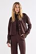 Tramontana Technical Sweat Jacket Cafe Noir 