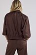 Tramontana Elasticated Short Sleeve Jacket Choco