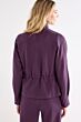 Tramontana Jacket Drawcord Waist Aubergine Noir 