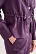 Tramontana Jacket Drawcord Waist Aubergine Noir 