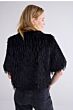 Summum Woman Shortsleeve Jacket Faux Feather Fur