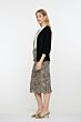 Geisha Jeans Skirt Leopard Print 