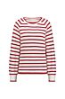 Studio Anneloes Josh Stripe Pullover Offwhite/Red