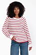 Studio Anneloes Josh Stripe Pullover Offwhite/Red