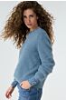 Tramontana Feather Yarn Jumper Moody Blue Melange 