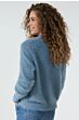 Tramontana Feather Yarn Jumper Moody Blue Melange 