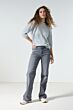 Tramontana Short Sleeve Jumper Puffed Grey Melange
