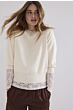 Tramontana Boat-Neck Jumper Snow 