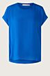 Oui Shirt Kobalt Blauw