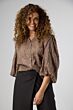 Label Dot Adelien Blouse Bruin