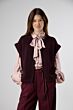 Label Dot Nikkie Vest Burgundy 