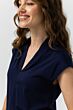 Label Dot Marieke Top Marine Blauw