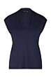 Label Dot Marieke Top Marine Blauw