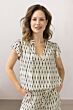 Label Dot Aaf Top Zwart / Zand 