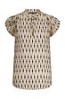 Label Dot Aaf Top Zwart / Zand 