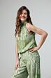Label Dot Merel Top Groen/Wit