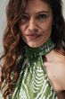 Label Dot Merel Top Groen/Wit