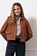 Studio Anneloes Lennon Suedine Jacket Caramel
