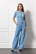Studio Anneloes Lexie Bonded Trousers Mid Blue 