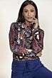 Woman And Co Lotte Paisley Blouse Mauve