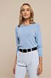Studio Anneloes Luna 3/4 slv Pullover Pastel Blue 