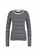 Studio Anneloes Luna Stripe Pullover Dark Blue 