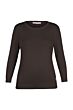 Studio Anneloes Luna 3/4 Pullover Espresso