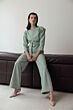 Studio Anneloes Luz Twill Trouser Light Sage Green
