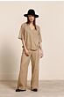 Studio Anneloes Maddi Jane Stripe Top Camel/Black