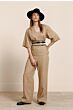 Studio Anneloes Maddi Jane Stripe Top Camel/Black
