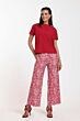 Studio Anneloes Max Paisley Culotte Red/Offwhite