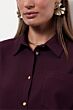Studio Anneloes Melani Waffle Blouse Blackberry