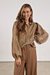 Nukus Jolies Blouse Embroidery Camel